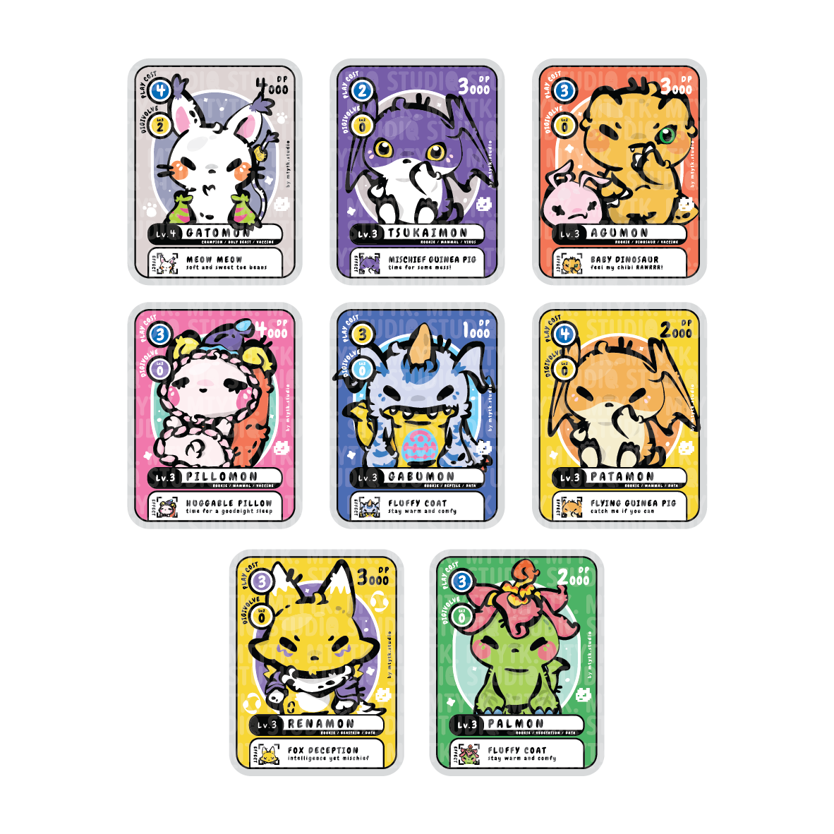 TCG Digimon Keychain