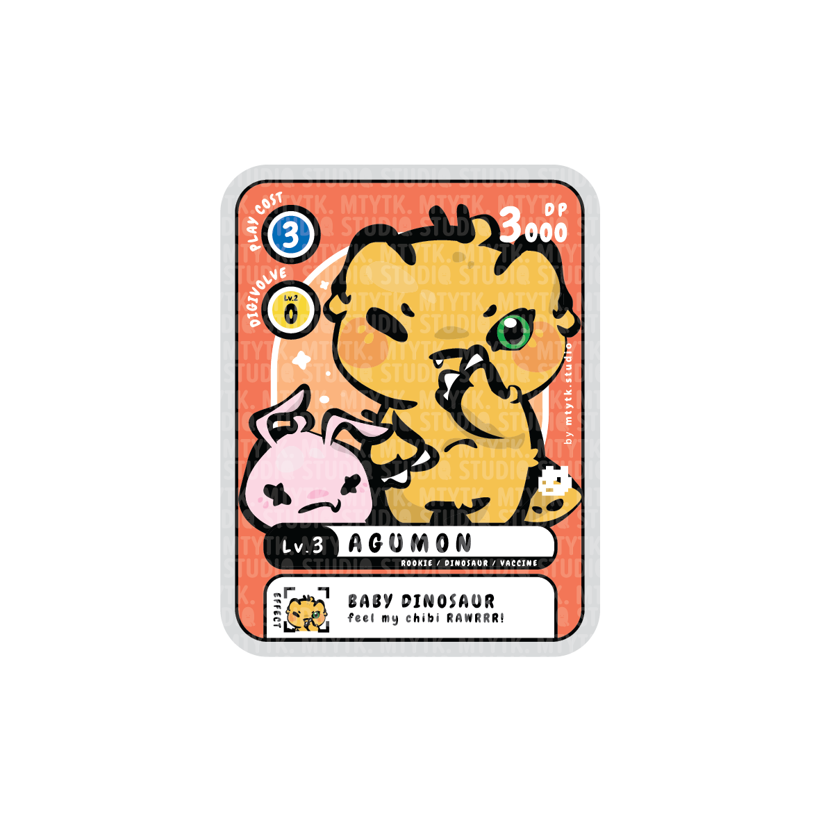 TCG Digimon Keychain
