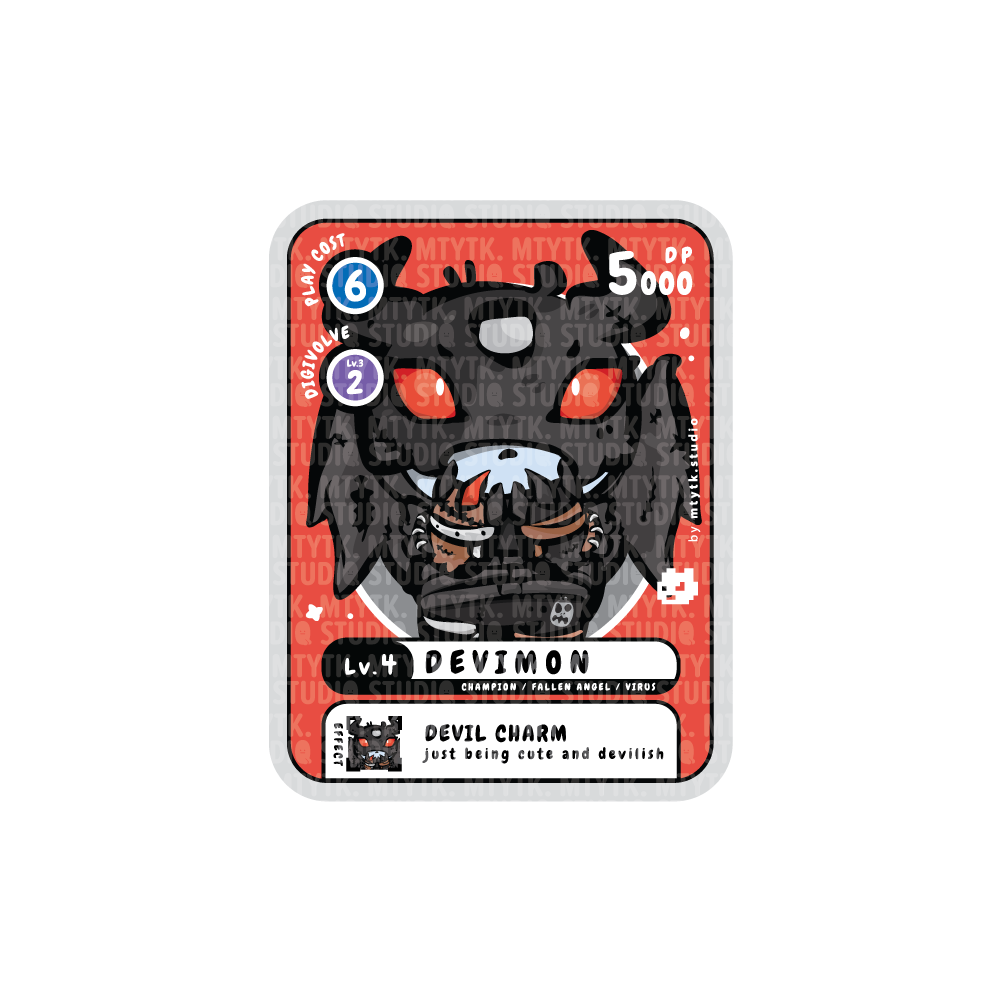 TCG Digimon Sticker