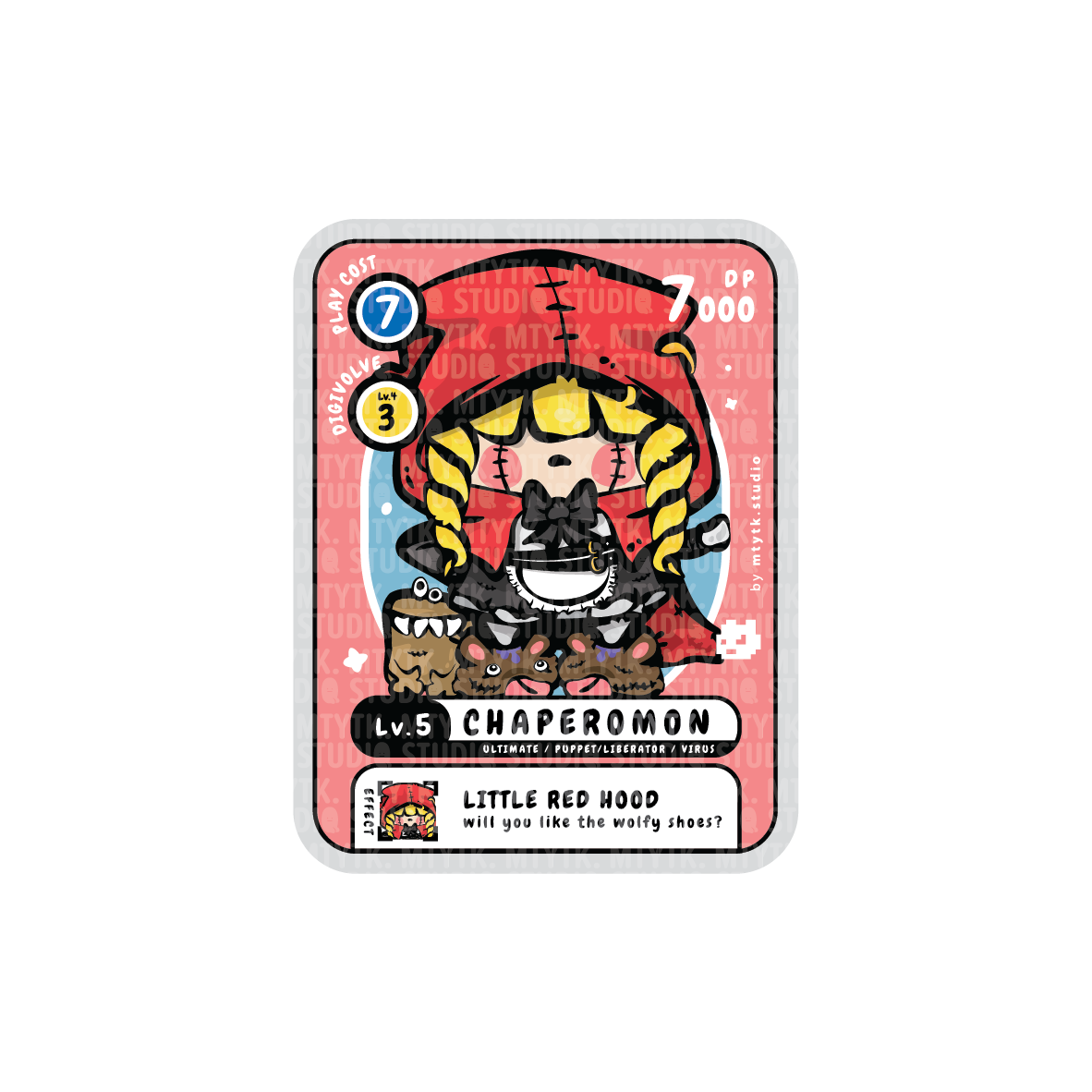TCG Digimon Sticker