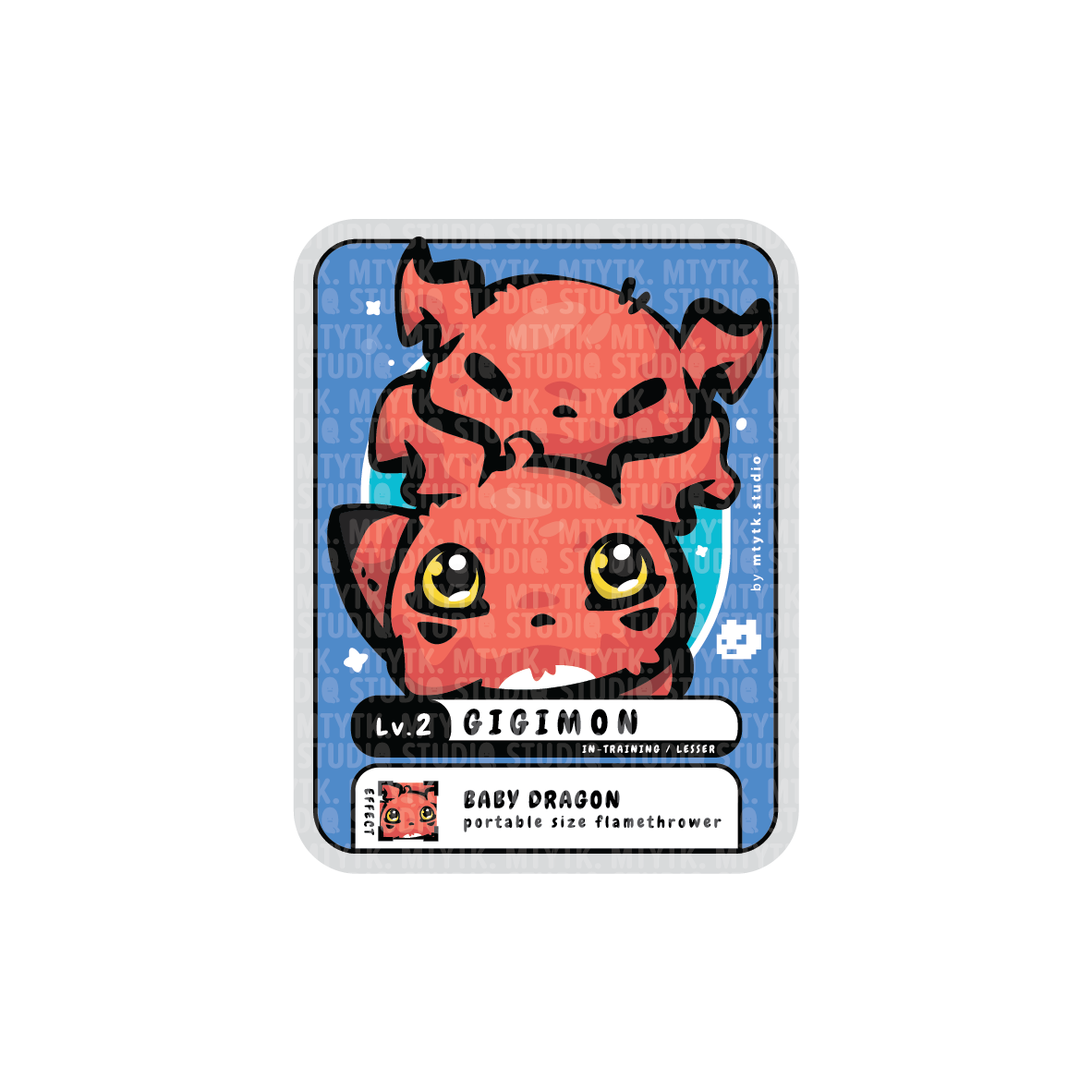 TCG Digimon Sticker