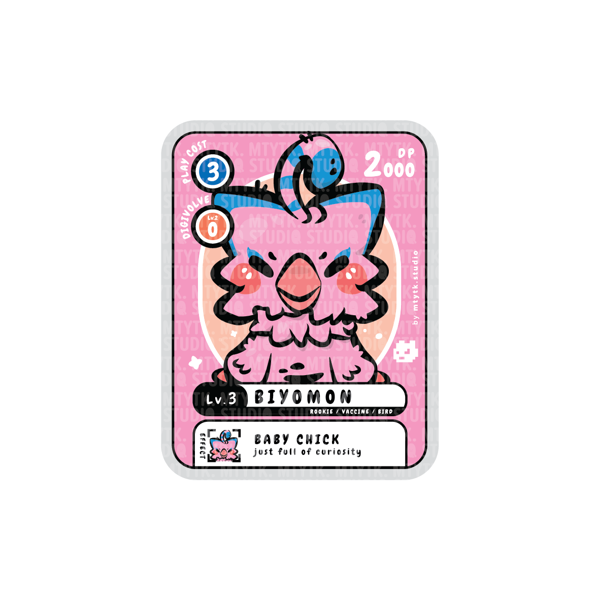 TCG Digimon Keychain
