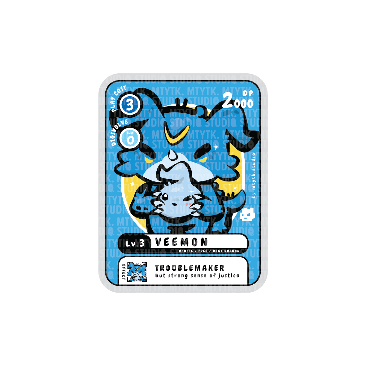 TCG Digimon Keychain