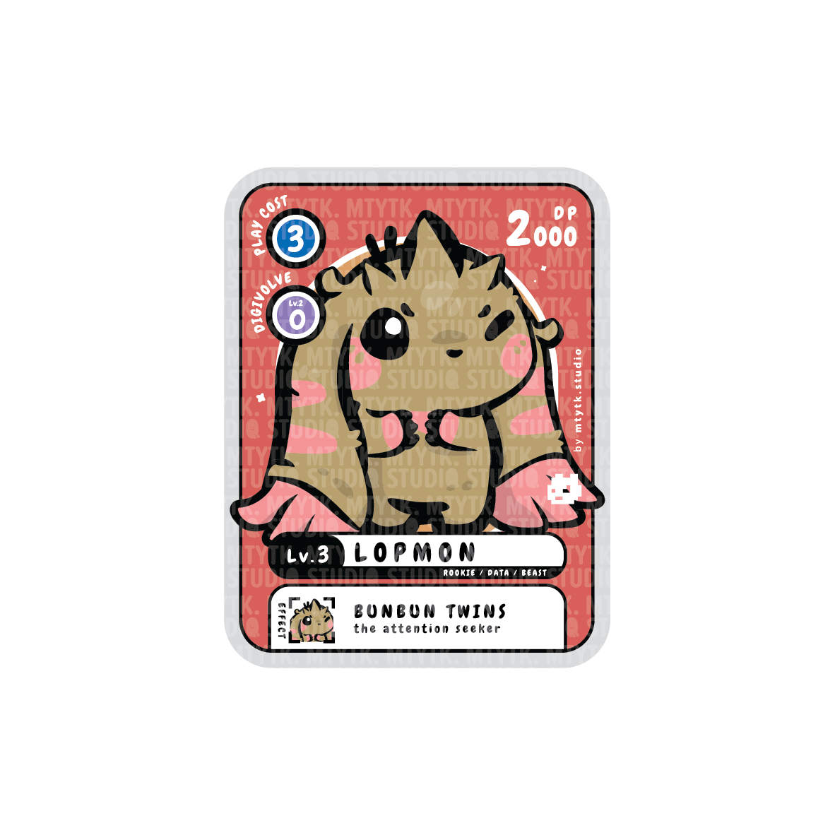 TCG Digimon Keychain