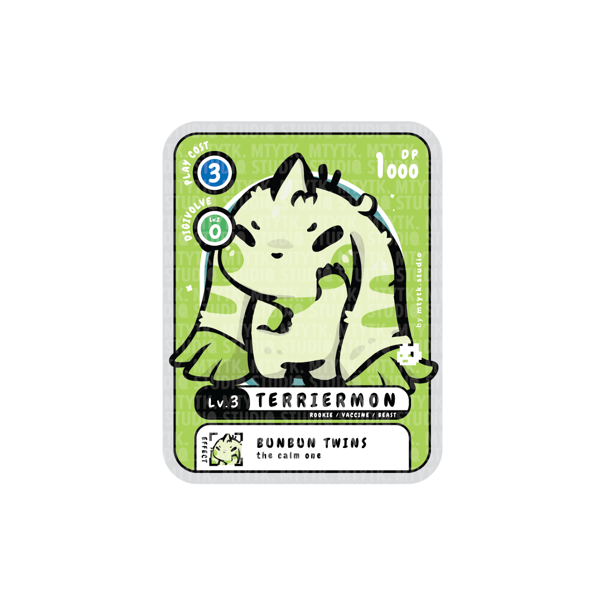 TCG Digimon Keychain
