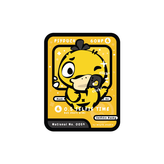 TCG Psyduck Selfie Sticker