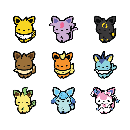Eeveelution Sticker Pack of 9