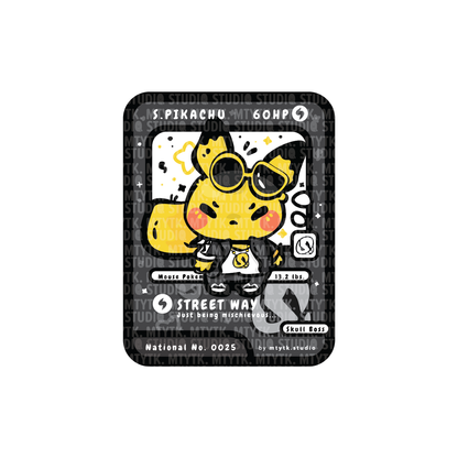 TCG Pretend Boss Pika Sticker