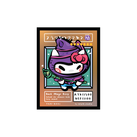 TCG Dark Mage Kitty Sticker