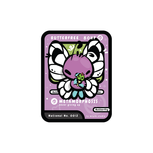 TCG Butterfree Sticker