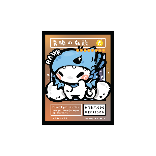 TCG Blue Eyes Ru Ru Sticker