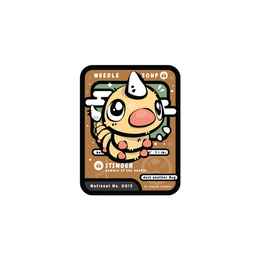 TCG Weedle Sticker
